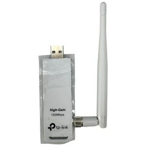 TP-Link TL-WN722N High Gain Wireless USB Wi-Fi Adapter 150Mbps w/ Antenna  - Picture 1 of 5