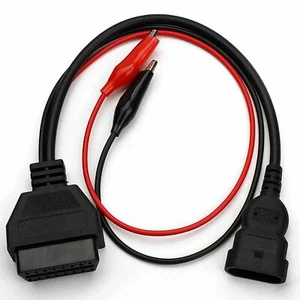 Conector de diagnóstico automático OBD2 hembra de 16 pines a 3 pines 2 clips cable coche - Imagen 1 de 7
