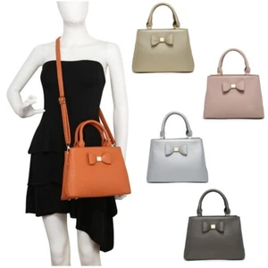 Bolso de hombro Boutique Bowtie Deco Mujer Imitación Cuero S-Mediano - Imagen 1 de 19