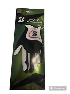 Bridgestone EZ Fit Golf Glove - White/Black Size M(Left Hand) - Picture 1 of 2