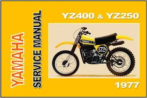 YAMAHA Workshop Manual YZ400 YZ250 1977 Maintenance Service Repair YZ400D YZ250D - Picture 1 of 5