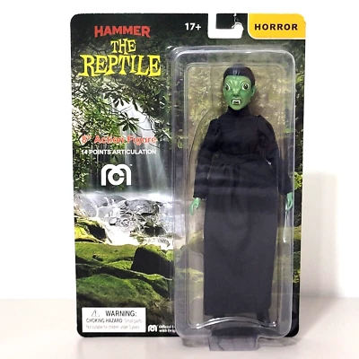 Figura de acción The Reptile 8" Hammer Films 2021 MEGO Monsters Horror Wave 13 Foto 1 de 4