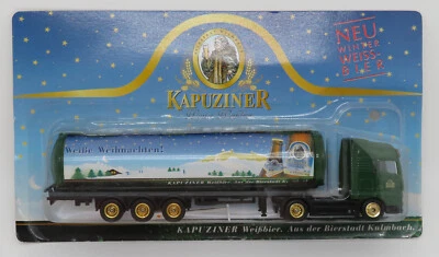 GRELL HO 1/87 CAMION CITERNE TRUCK TANKER MAN TGA KAPUZINER WEISSBIER BEER BIERE - Photo 1/4
