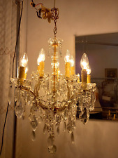 Chandelier Period Classic Crystal Maria Theresa 10 Lights Old Chandelier Lustre