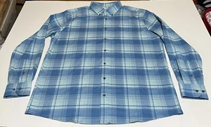 Southern Tide Intercoastal L/S Flannel Button Down Shirt Men's XXL Blue Plaid - Picture 1 of 9
