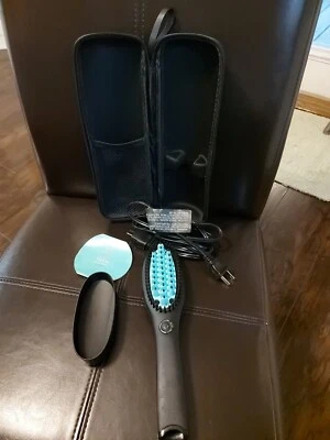 DAFNI Hair Straightening Brush Ceramic DH1.0A - Black/GREENTested Works Great!I - Image 1 of 4