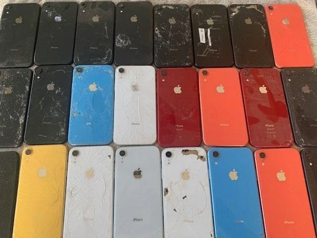 (批量 40 件)苹果 iPhone XR 后背玻璃外壳(破裂) — 第 1/4 张图片