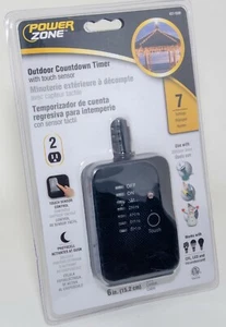 Power Zone Two Outlet Outdoor Countdown Timer with Touch Sensor (ORTNOCDT2) - Bild 1 von 2