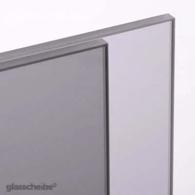 GLASSCHEIBE24.COM BY TEMPRIX Glas auf Maß Grauglas 6mm Zuschnitt Glasplatte Glasscheibe Wunschmaß Ersatzglas