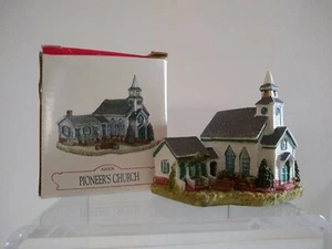 Liberty Falls Americana Collection Village PIONEER'S CHURCH  AH108 - Picture 1 of 7