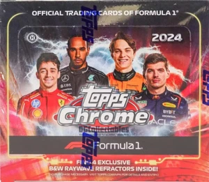 2024 TOPPS CHROME FORMULA 1 F1 RACING QUALIFYING LAP HOBBY BOX NEW FASC IN STOCK - Picture 1 of 4