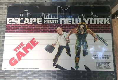 Escape From New York TSR 1980 MINT UNPUNCHED BRAND NEW D&D Vintage CCG MTG Rare - Image 1 of 4