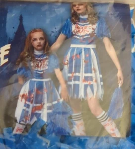 IKALI Halloween Zombie Animadora Disfraz Talla S 4-6Y Nuevo - Imagen 1 de 5