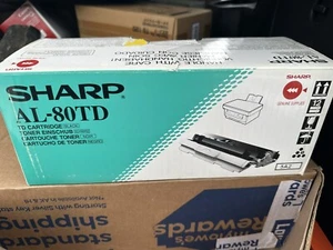 Original Sharp AL-80TD Toner black für AL 800 840 841 880 F 800 840 F 841  OVP B - Picture 1 of 3
