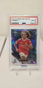 2021 Topps Chrome Hannibal Sapphire Edition UCL Rookie Card #4 PSA 10 - Picture 1 of 2