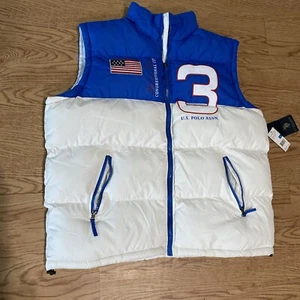 New With Tag U.S Polo Puffer Vest - Men Size L - Picture 1 of 3