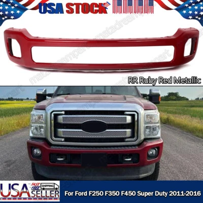 FITS 2011-2016 FORD F250 F350 F450 SUPER DUTY STEEL FROET BUMPER COVER FACE BAR Foto 1 de 2