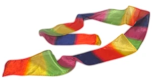 TRANSMISOR DE SEDA CON PUNTA DE PULGAR 2” X 40” Producción Truco de Magia Varios Colores Aparecen - Imagen 1 de 6