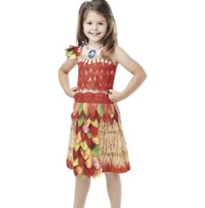 Moana Fancy Dress Girls Age 7-8 Years costume Party Dress Dress up New