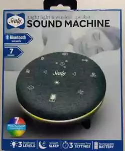 Sealy Bluetooth Sleep Lautsprecher mit einstellbarer stimmungsvoller Beleuchtung - Bild 1 von 1