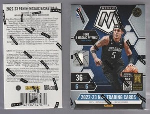 (2) 2022-23 Panini Mosaic NBA Basketball Blaster Boxes - 2 Box Lot