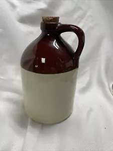 Vintage McCoy Art Pottery #51 geprägt 10"" hoch 6"" breiter Whiskykrug mit Kork - Bild 1 von 4
