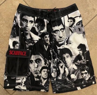 "Bañador Scarface Dragonfly Tony Montana para hombre talla 32 entrepierna de 10""" Foto 1 de 4