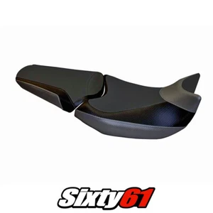 Cubierta De Asiento Honda NC700X 2012 2013 Tappezzeria Gris Negro - Imagen 1 de 5