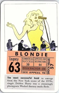 Blondie Debbie Harry of the Bands Trading Game Card - Picture 1 of 2