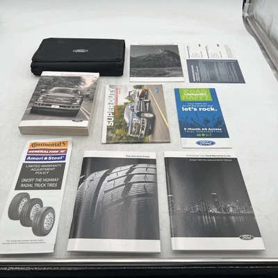 2018 Ford Super Duty F250 F350 Owners Manual Set w/ Case - Image 1 of 4