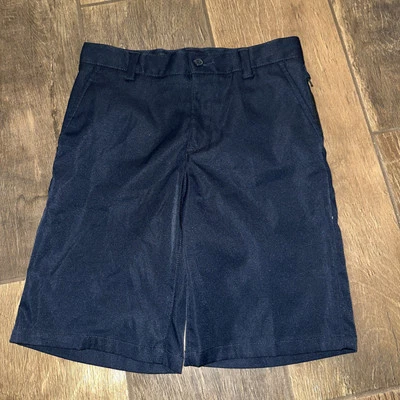 Lands End Shorts Boys 12 Navy Active School Uniform - Image 1 of 4