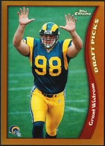 Grant Wistrom 1998 Topps refractores cromados radiocontrol novato #73 St. Louis Rams 🔥 - Imagen 1 de 2