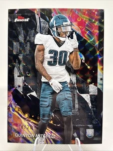 2024 Topps Finest #153 Quinyon Mitchell Eagles RC black refractor 14/20 🦅 - Picture 1 of 3