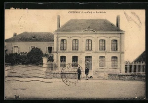 CPA Chitenay, La Mairie 1935 - Photo 1/2