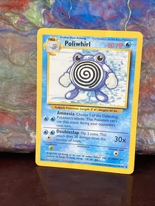 Poliwhirl - 38/102 - Set Base Senza Ombre - Carta Pokemon TCG - Foto 1 di 2