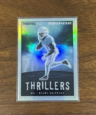 2023 Panini Rookies & Stars Tyreek Hill Thrillers Silver Prizm Refractor Dolphin - Image 1 of 2