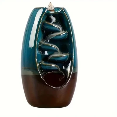 Backflow Incense Burner - Green Waterfall - Image 1 of 2