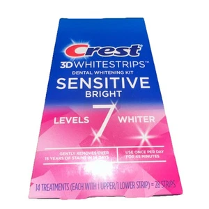 Crest 3D Whitestrips -Teeth Whitening -Sensitive Kit 36ct-18 Treatments Ex 2026 - Picture 1 of 2