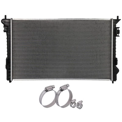 For 2007-2014 Ford Edge 2009-2016 Lincoln MKS Radiator with Oil Hose Clamps Kit - Image 1 of 4