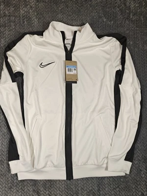 Nike Dri-FIT Academy 23 мужской размер средний полный молнии трек футбольная куртка DR1681-100 - Изображение 1 из 4