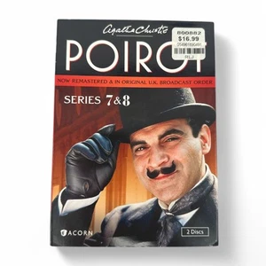 Agatha Christie Poirot Series 7 and 8 DVD Set British Mystery  - Picture 1 of 3
