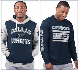 Felpa con cappuccio maglietta e pullover manica lunga NFL con licenza ufficiale Cowboys XL nuova - Foto 1 di 4