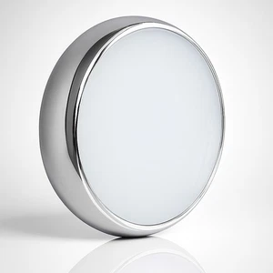 LEDBRITE LED Chrome 2D Ceiling & Wall Light IP65 8–16W 1920lm 5CCT 2700K - 6000K - Picture 1 of 8