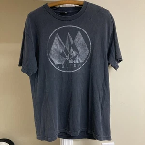 Vintage Volcom Faded T Shirt Large Surf Skate Grunge Vaporwave Thrashed Y2K 90s - Picture 1 of 7