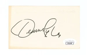 Denver Pyle Autograph Signed 3x5 Index Card Dukes Of Hazzard Actor JSA - Picture 1 of 3