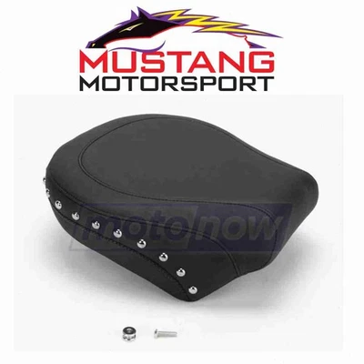 Mustang Vintage Wide Passenger Seat for 2001-2006 Harley Davidson FLSTCI cj - Imagem 1 de 4