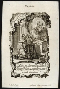 HL.HEINRICH II HERZOG von BAYERN. 18.Jh. KLAUBER - Picture 1 of 1