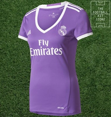 Real Madrid Away Shirt - Womens adidas RMCF Football Jersey - All Sizes - Image 1 of 4