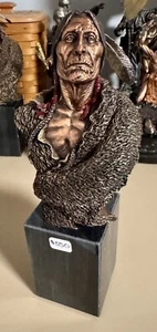 Chilmark Pewter Sculpture Guardian of the Plains Old Storyteller Cheyenne 1993 - Picture 1 of 7