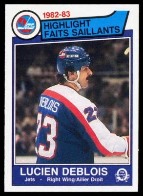Lucien DeBlois 1983-84 O-Pee-Chee #378 NMT - Image 1 of 2